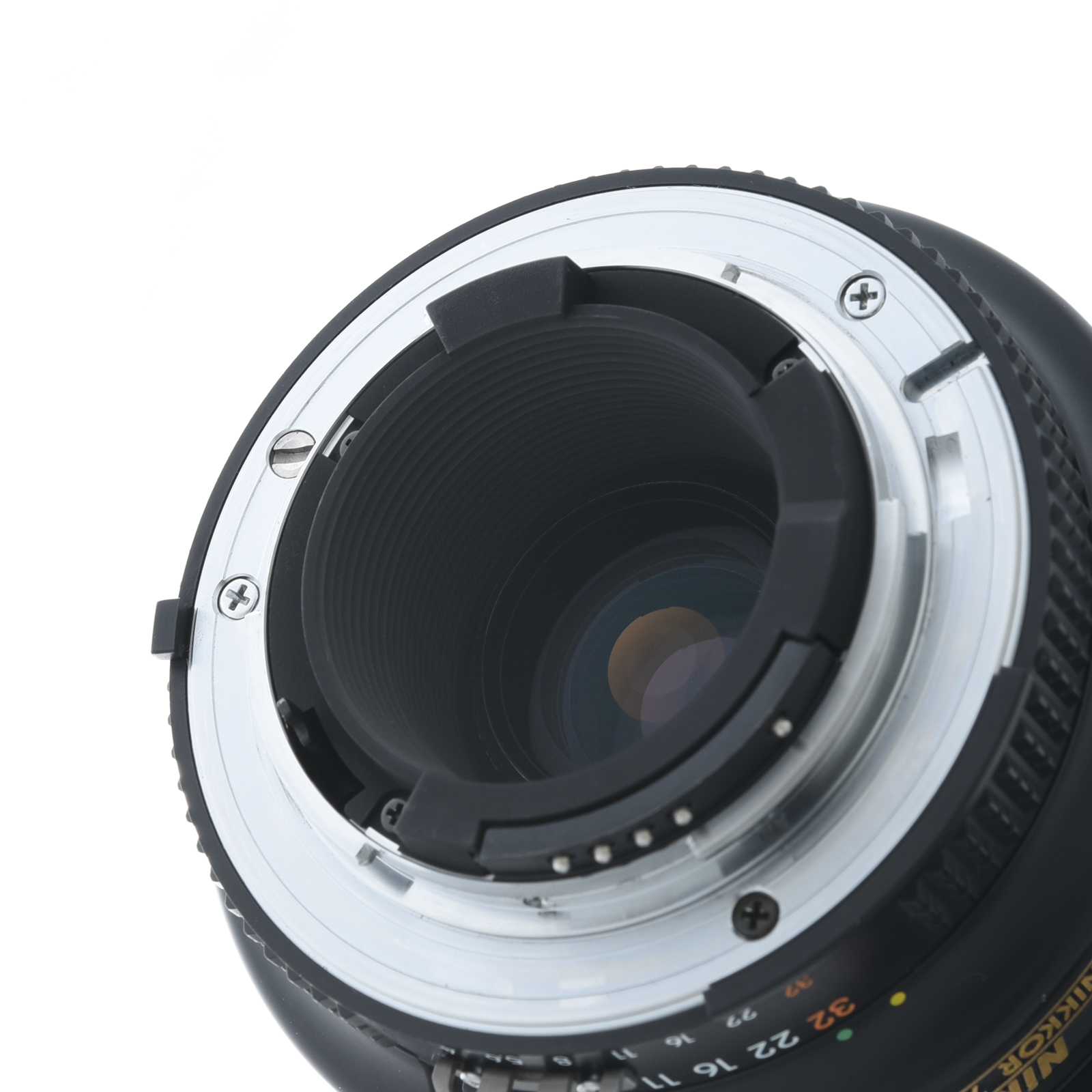 Camera lens rear view