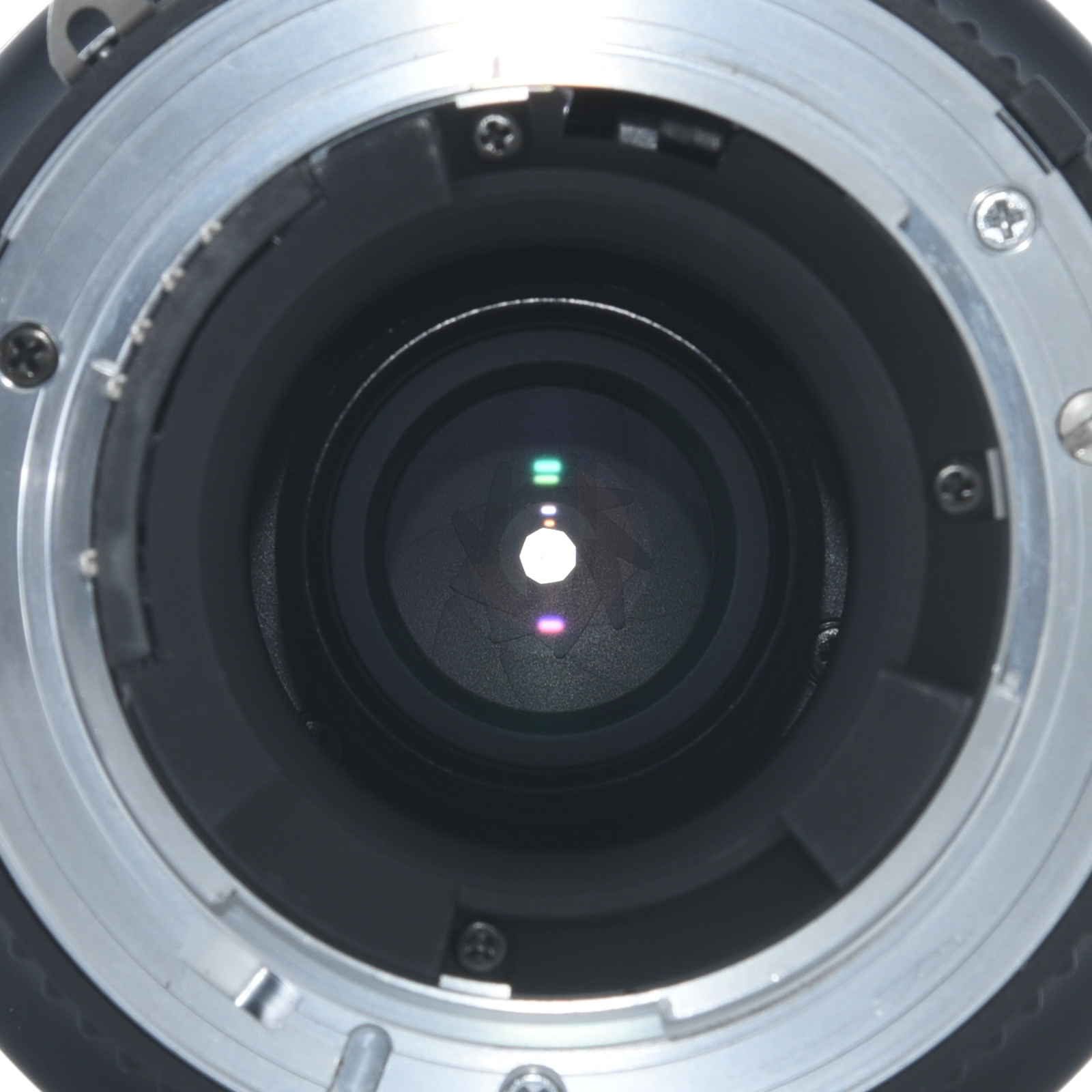 Camera lens rear view