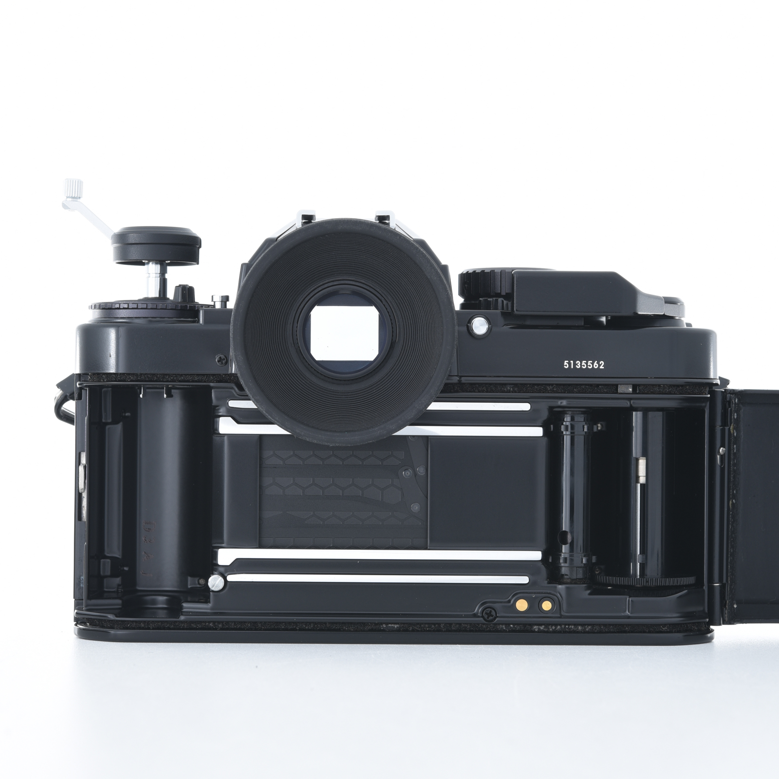 Camera lens rear view