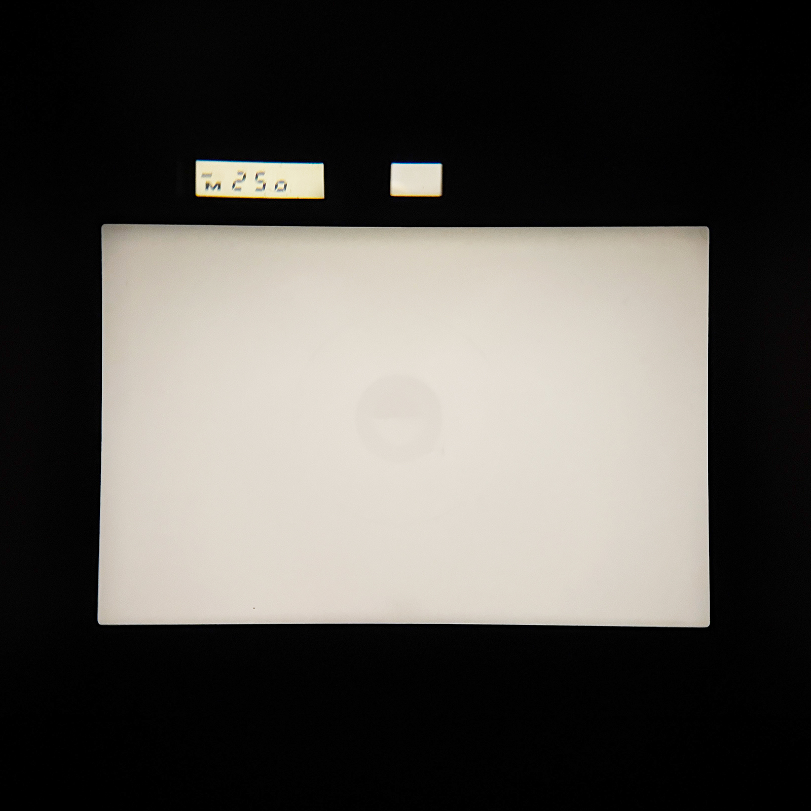 Camera lens rear view