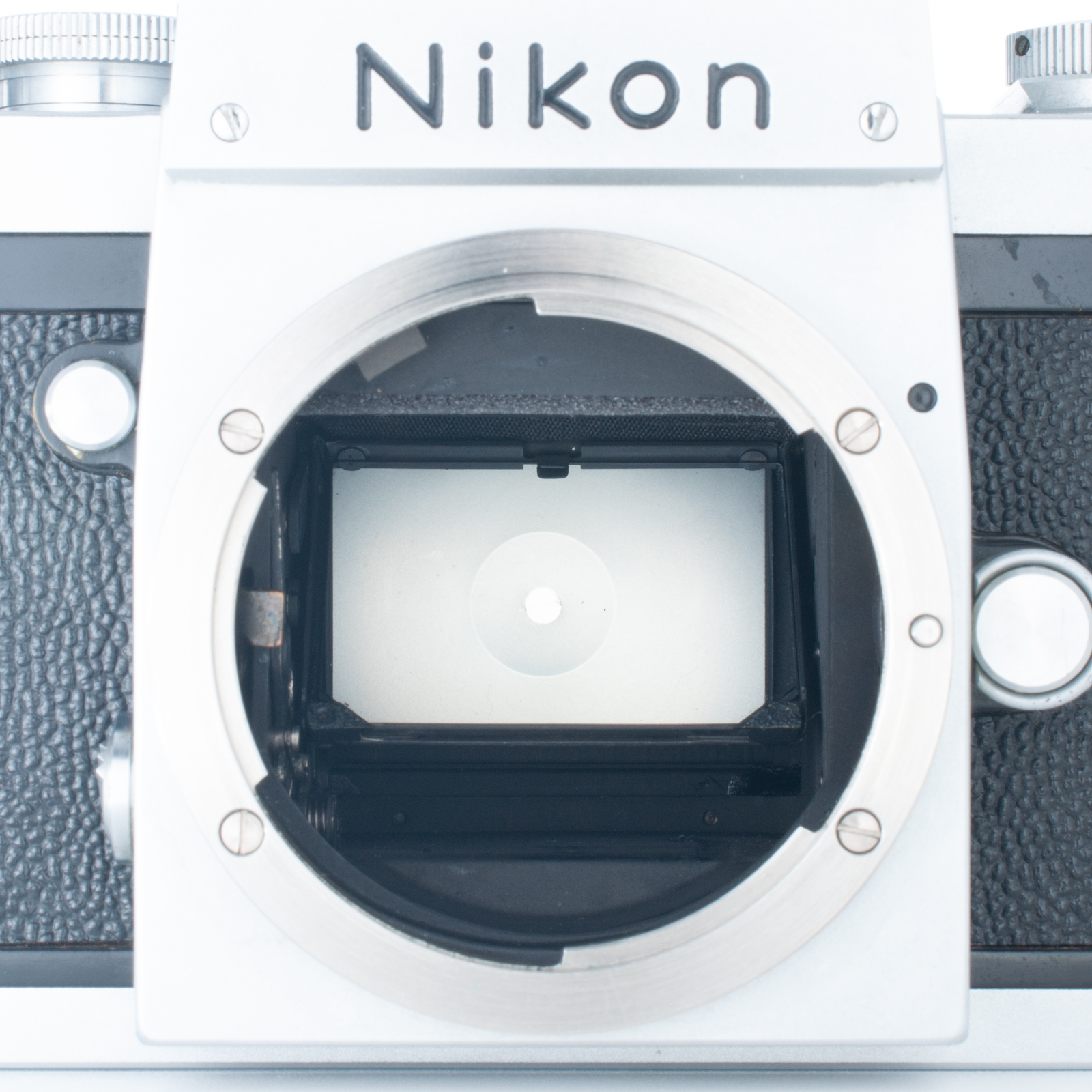Nikon F Eye Level Silver SLR 35mm Early Model Body From