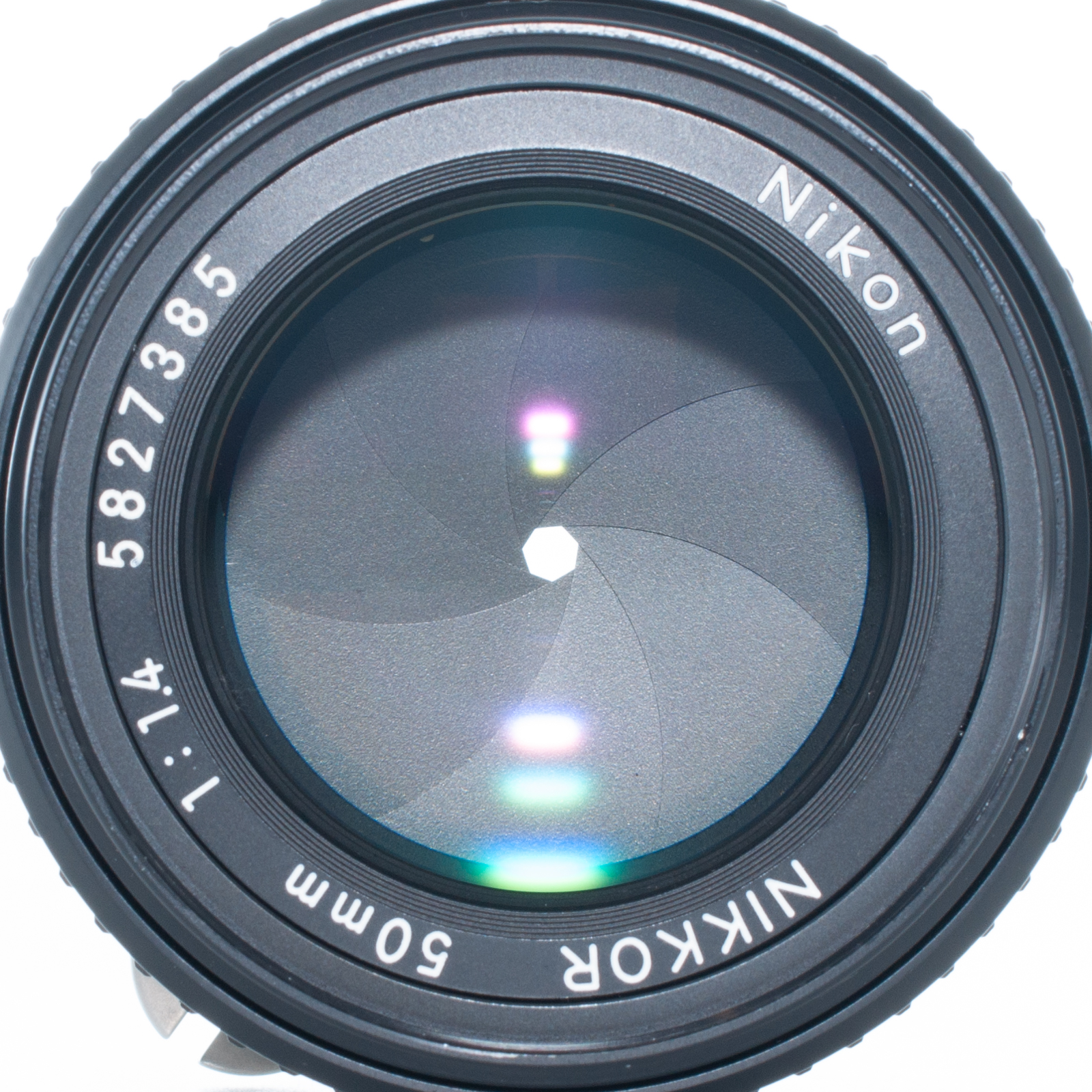 Nikon Ai-s Nikkor 50mm f1.4 AIS MF Lens JAPAN [Exc+5]#0609f